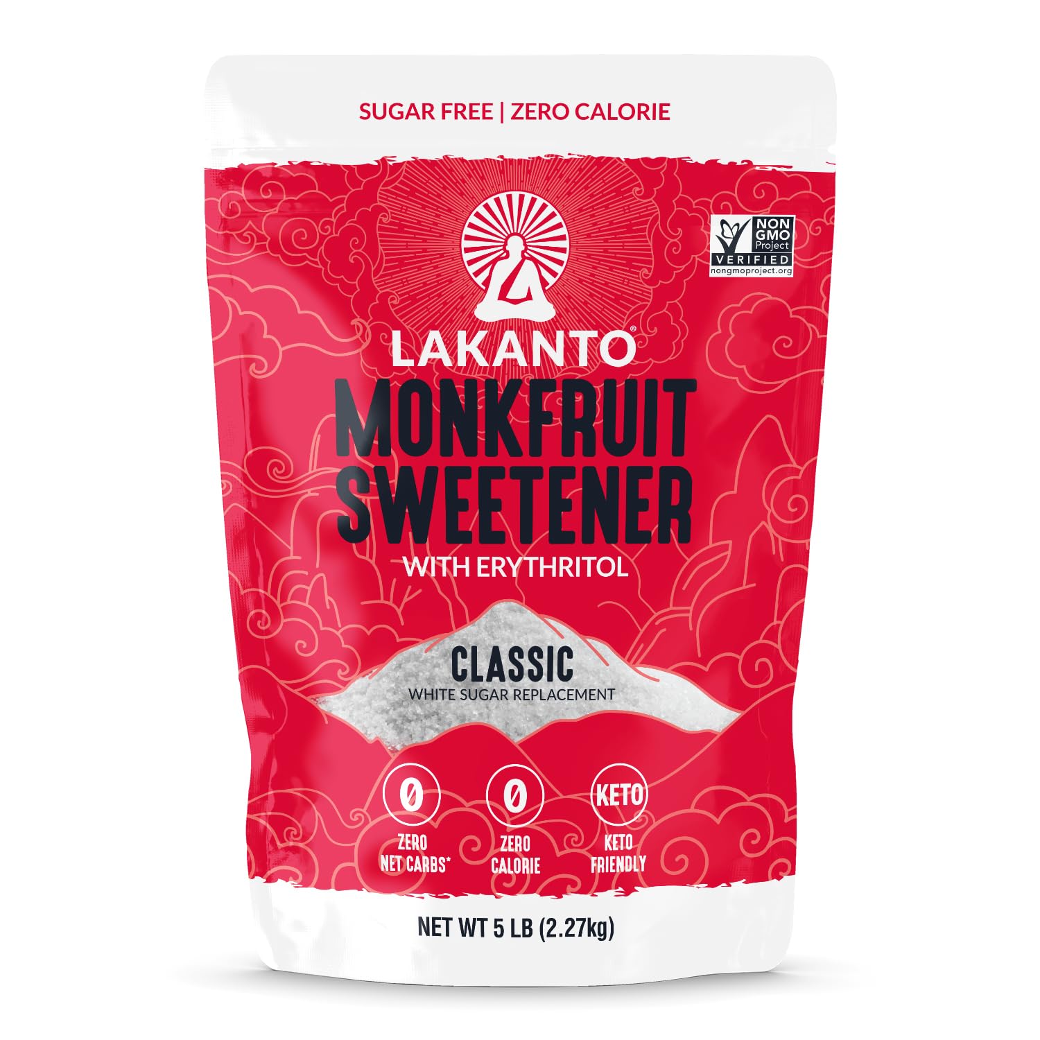 Lakanto Monk Fruit Sweetener With Erythritol