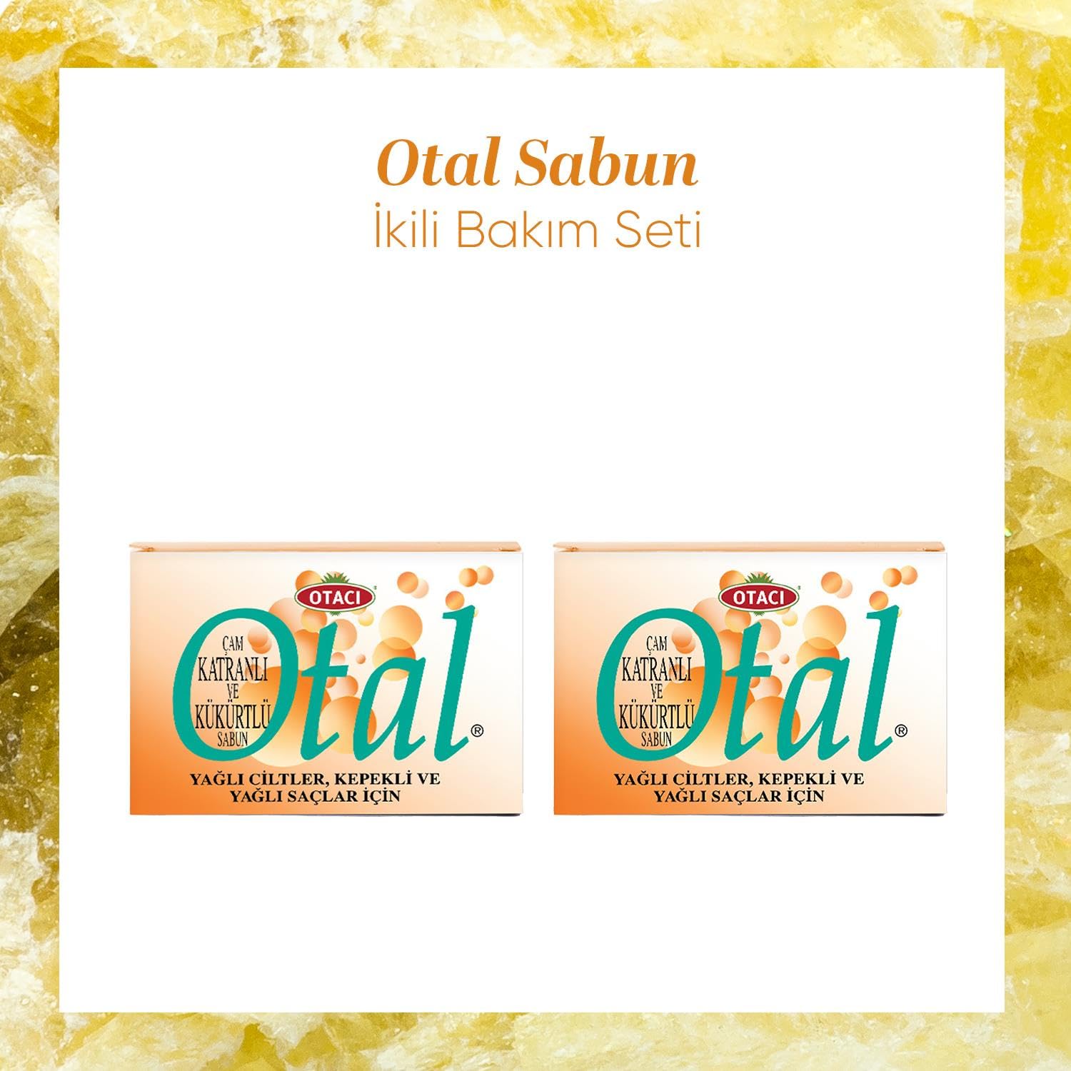 Dlk Otacı Otal Çam Katranlı ve Kükürtlü Sabun (80 gram) 2 pieces