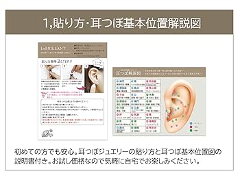 Amazon.co.jp: 【耳つぼ スターターキット 4点セット】耳