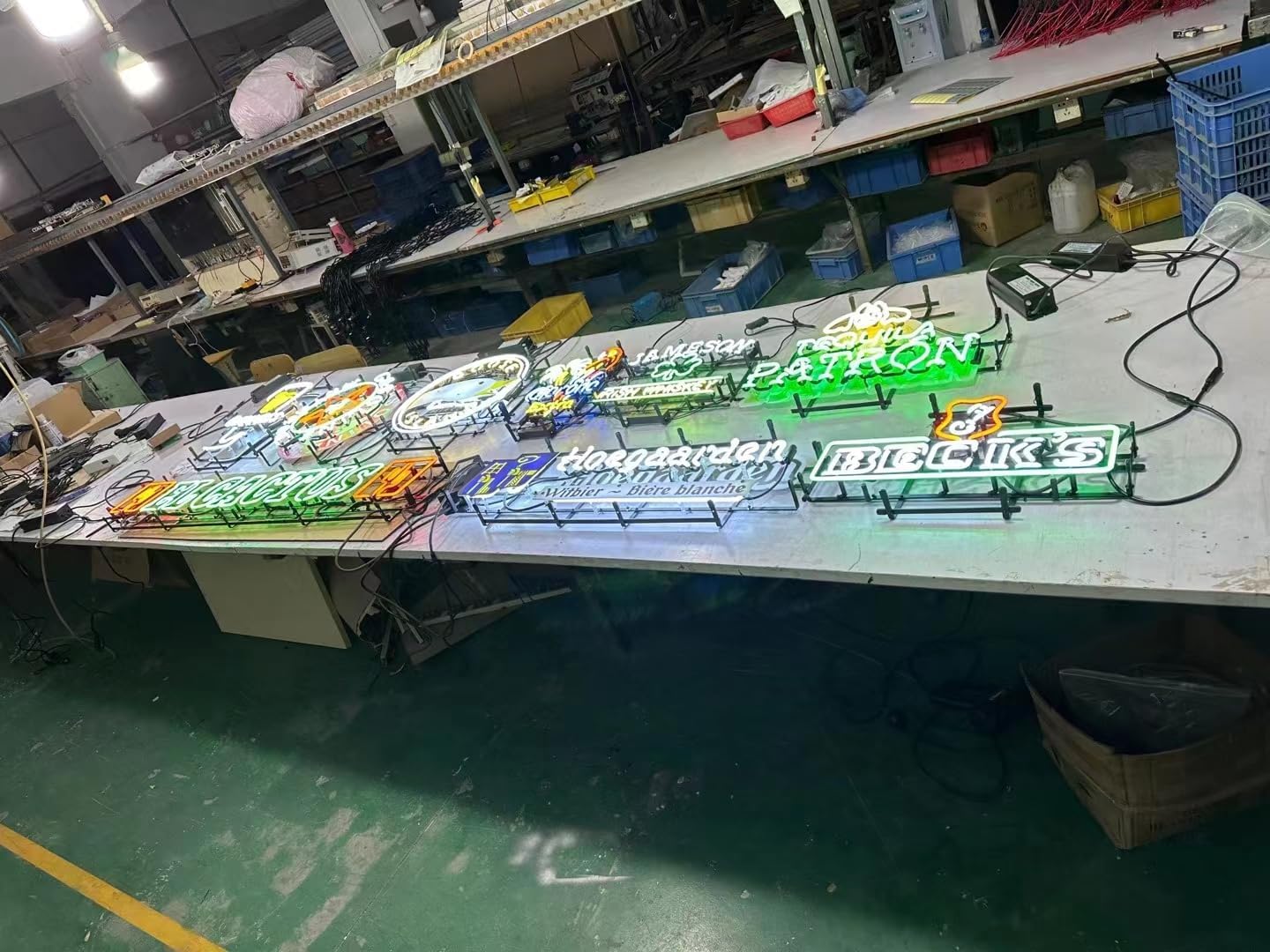 Neon Signs Compatible For Pabst Blue Ribbons Beer Bar Glass Neon Signs for Office Hotel Pub Cafe Party Man Cave Neon Light Art Wall Lights 24 X 20 Inches - Image 5