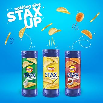 Lay's Stax Potato Crisps, Original, 5.75 Ounce (Pack of 11)