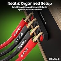 Vista 7 de GEARit Enchufes tipo banana de pin flexible para cable de altavoz (6 pares, 12 piezas), tipo clavija de conector de altavoz, chapado en oro de 24