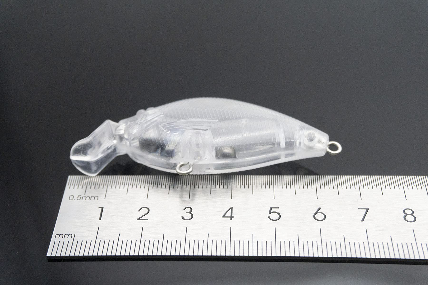 10PCS Unpainted Lure Blanks – 7.53g, 6.5cm, With Rattle & 5mm Eye, Hard Plastic Minnow For Trout/Bass - View #2