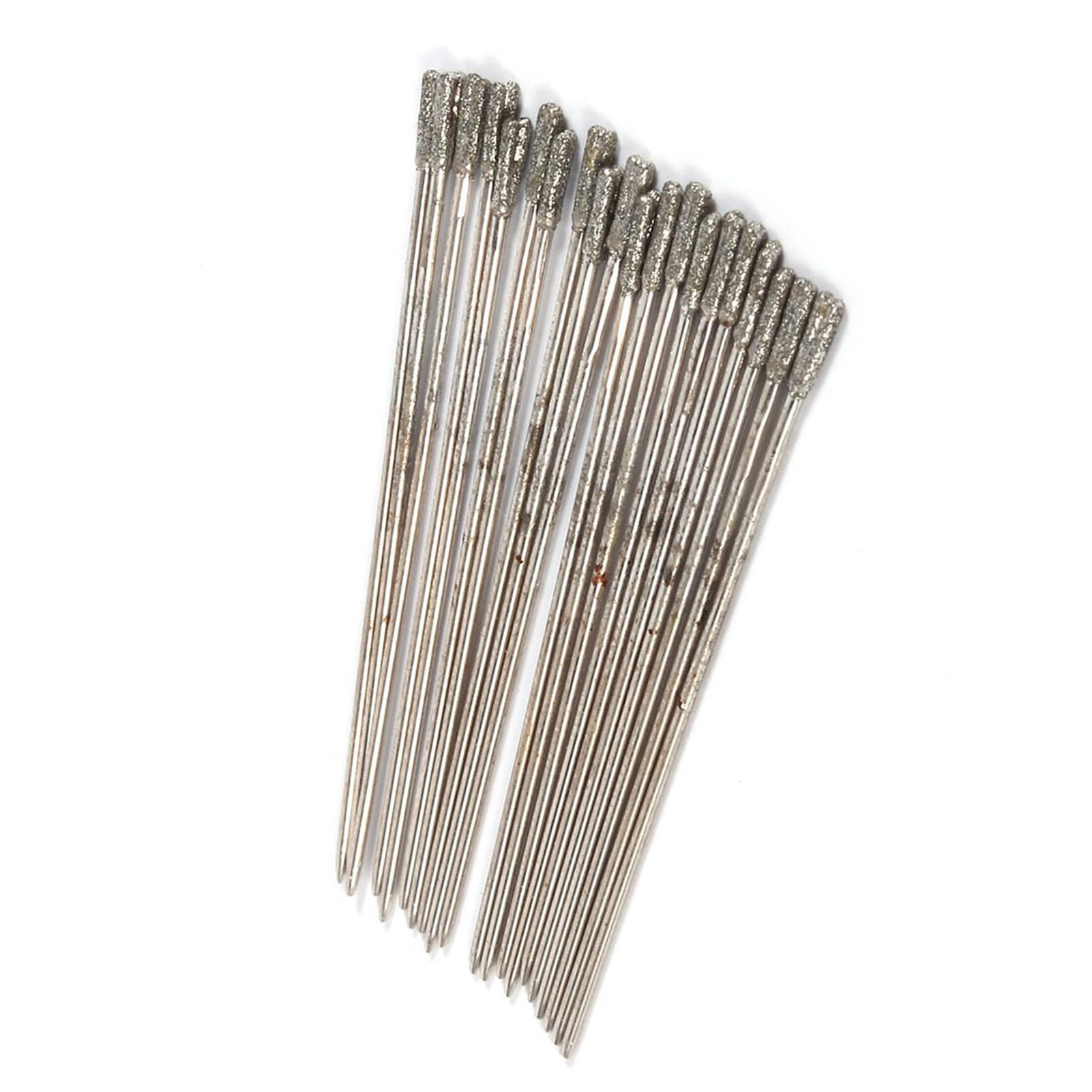 Drill Bit, 20 Pcs 1mm Coated Solid Drill Pins Suitable for Drilling Punching Holes in Jewelry Agate Jewelry Ceramic Jade Glass