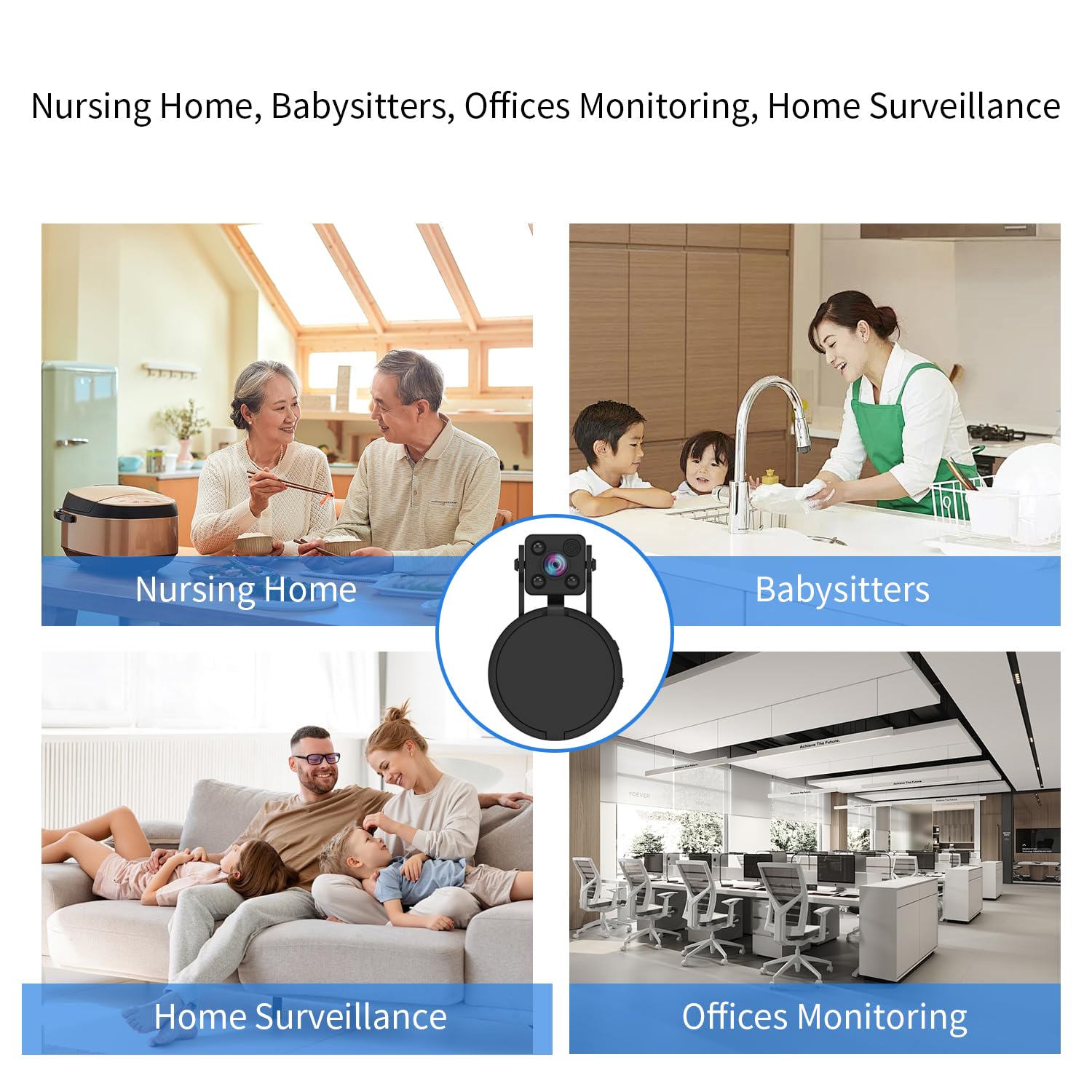LIBREFLY Mini detectores de cámara espía oculta para seguridad del hogar, uso en interiores y exteriores