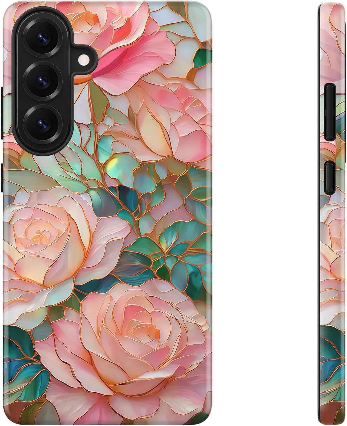 DEENAKIN for Samsung Galaxy S26 Case,Cute Floral,Wireless Charging