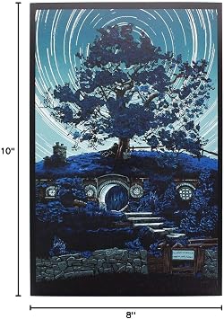 Lord of the Rings Bag End 7x10.5 Art Print by Tim Doyle (Nerd Block Exclusive)