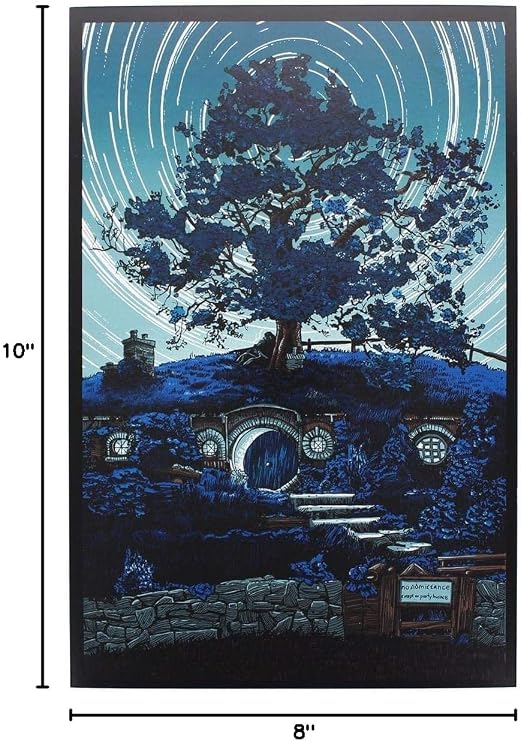 Lord of the Rings Bag End 7x10.5 Art Print by Tim Doyle (Nerd Block Exclusive)