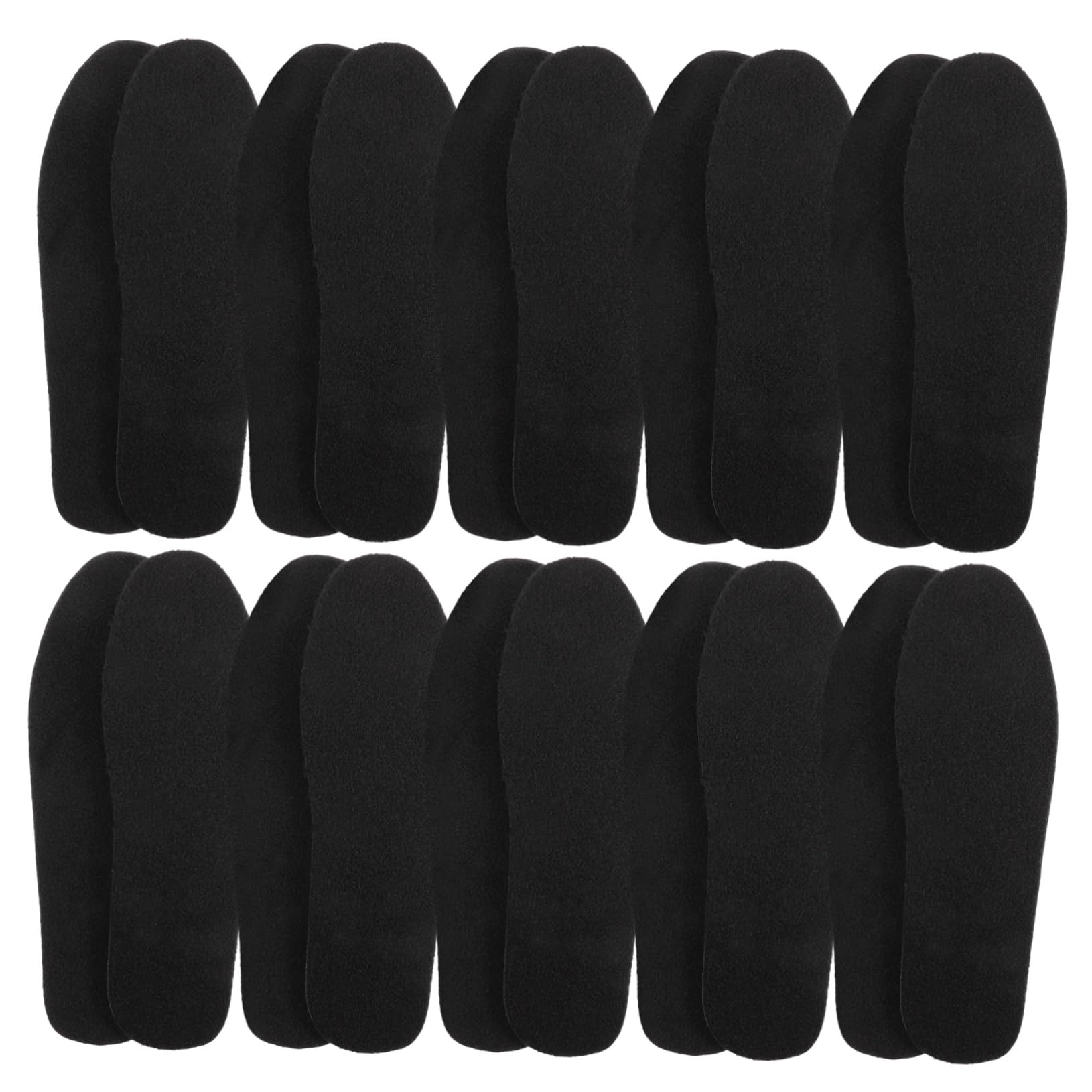 FRCOLOR 10 Pairs Felt Insole Warm Insoles Shoe Inserts Boot Inserts Black Boots for Women Shoe Cushions Felt Boots Insoles Shoe Pads Heels Boots Absorb Sweat Winter Shoes Men and Women