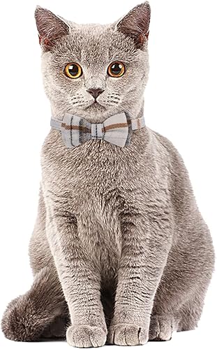 Miniatura 4 de Faleela Breakaway - Collar de gato con campanas collar de gato con campanas collares de gato con bandana accesorios para collares de mascotas