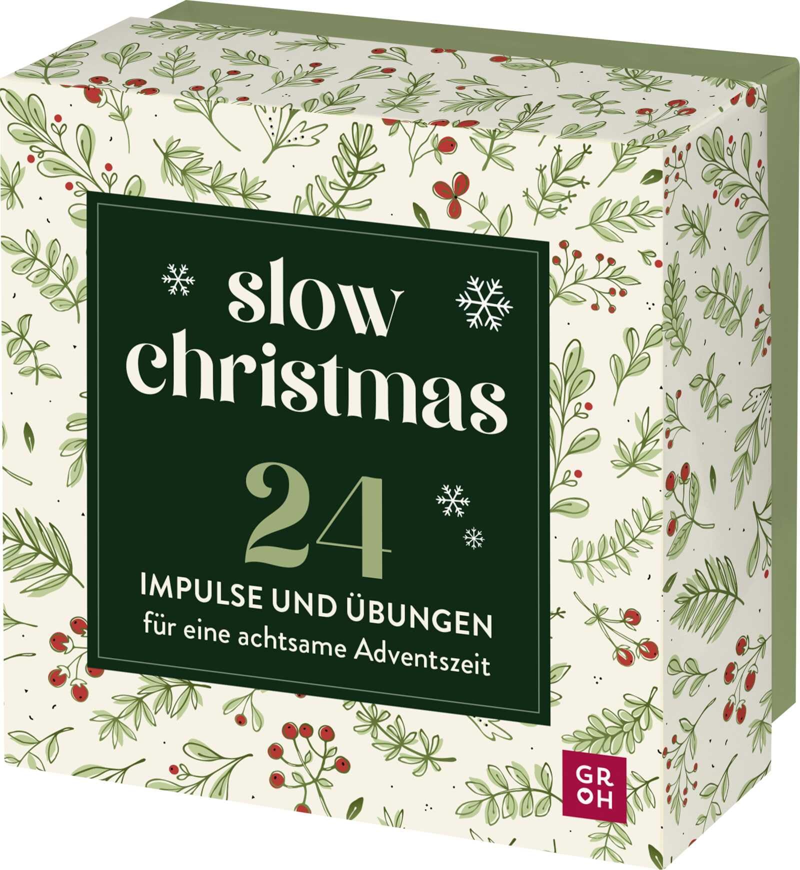 Slow Christmas: 24 Impulses and Exercises for a Mindful Advent Season | Mindful Advent Calendar with 24 Impulses and Exercises for a Relaxed Advent Season