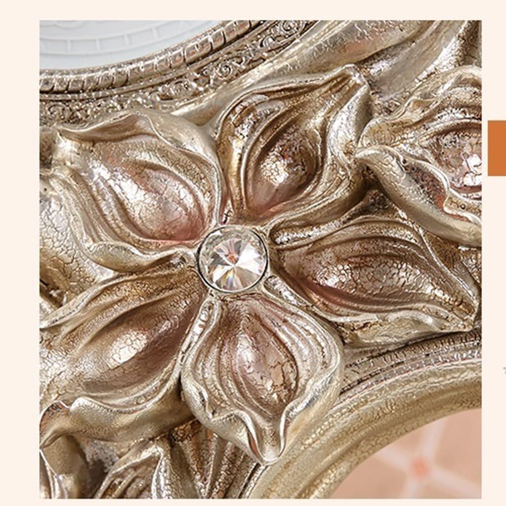 Grandfather Clock Floor Clock American-Style Living Room Mute Creative Orchid Big Villa Decoration Hall Standing Grandfather Alarm