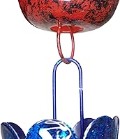 Vista 6 de BestNest Cadenas de lluvia de lirio de graffiti antiguo, multicolor, paquete de 2