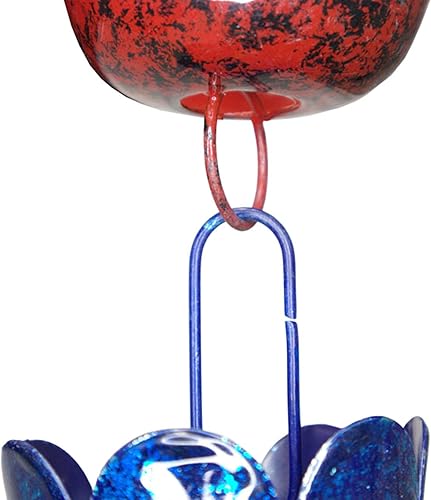 Miniatura 6 de BestNest Cadenas de lluvia de lirio de graffiti antiguo, multicolor, paquete de 2