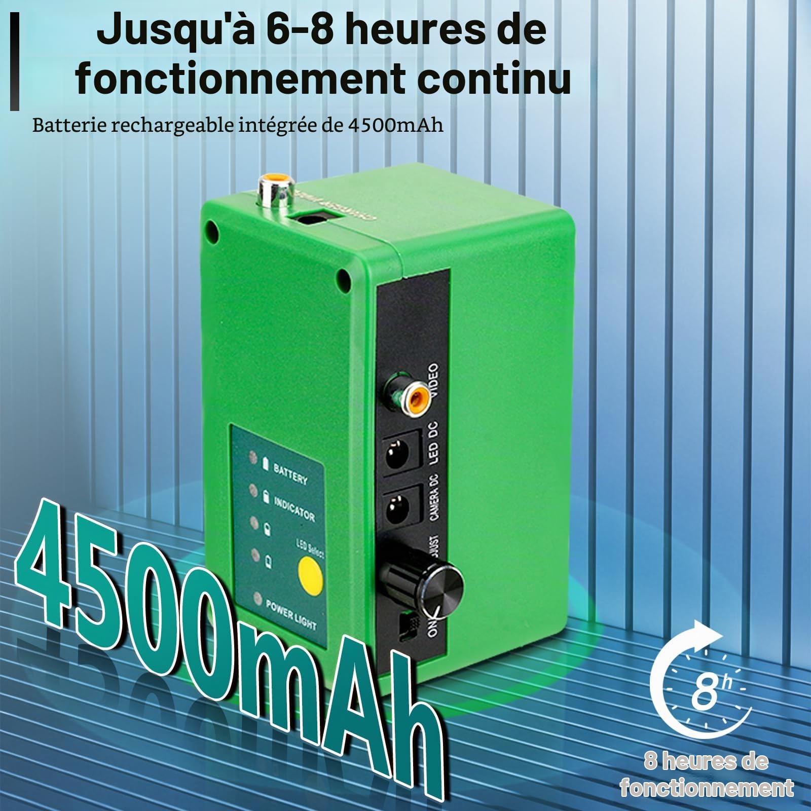 Caméra de Pêche sous-Marine HD 1080P 9 Pouces