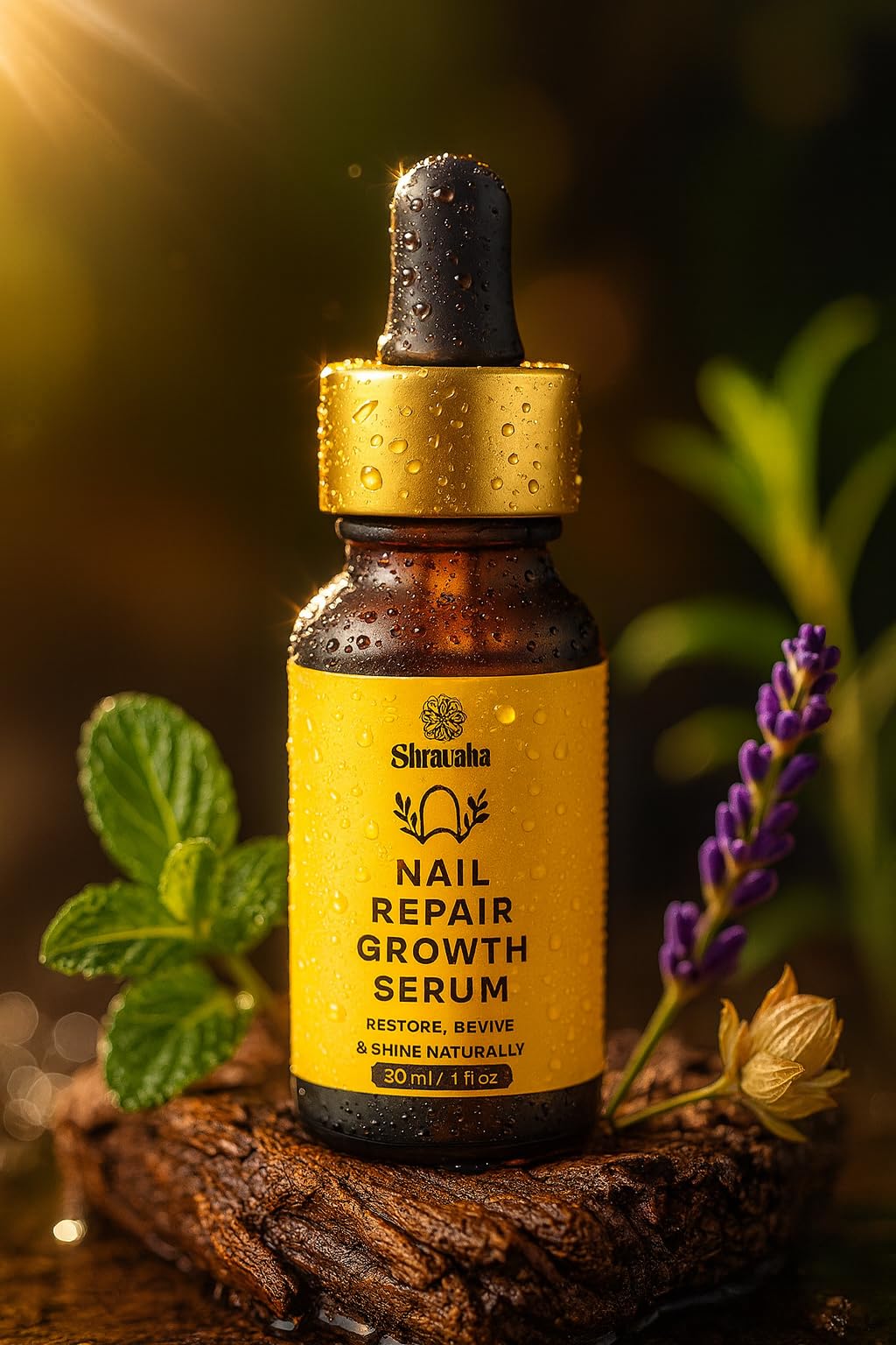 Shravaha Nail Repair Serum - Nail Repair & Growth Serum, Repairs Cuticle & Nails 30ML