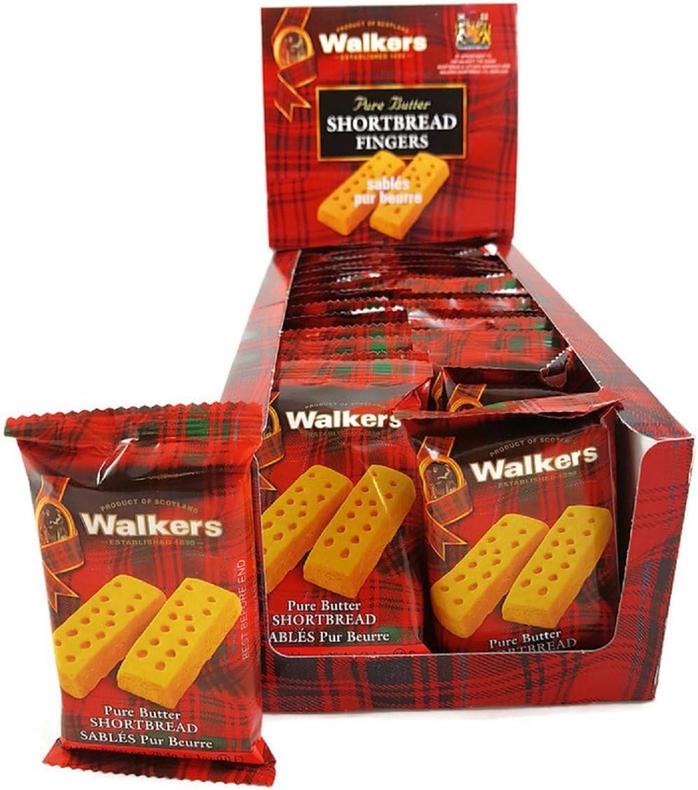 Walkers Shortbread Fingers Cookies, 2 Count Pack (Pack of 30) Each Pack