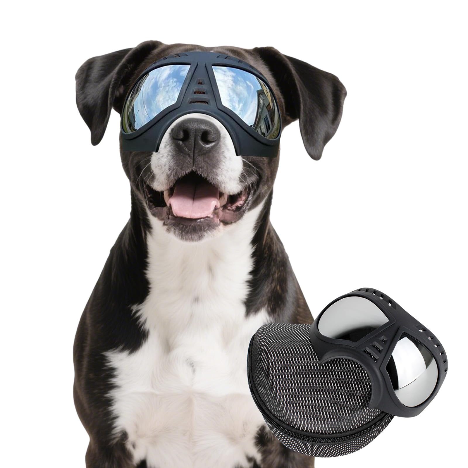 NAMSAN Dog Goggles Large Breed Clear