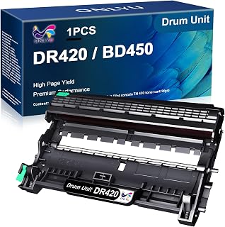 ONLYU Compatible Drum Unit Replacement for Brother DR420 DR 420 for Brother HL-2270DW HL-2280DW HL-2230 HL-2240 MFC-7360N MFC-7860DW DCP-7065DN Intellifax 2840 2940 Printer (1 Pack)