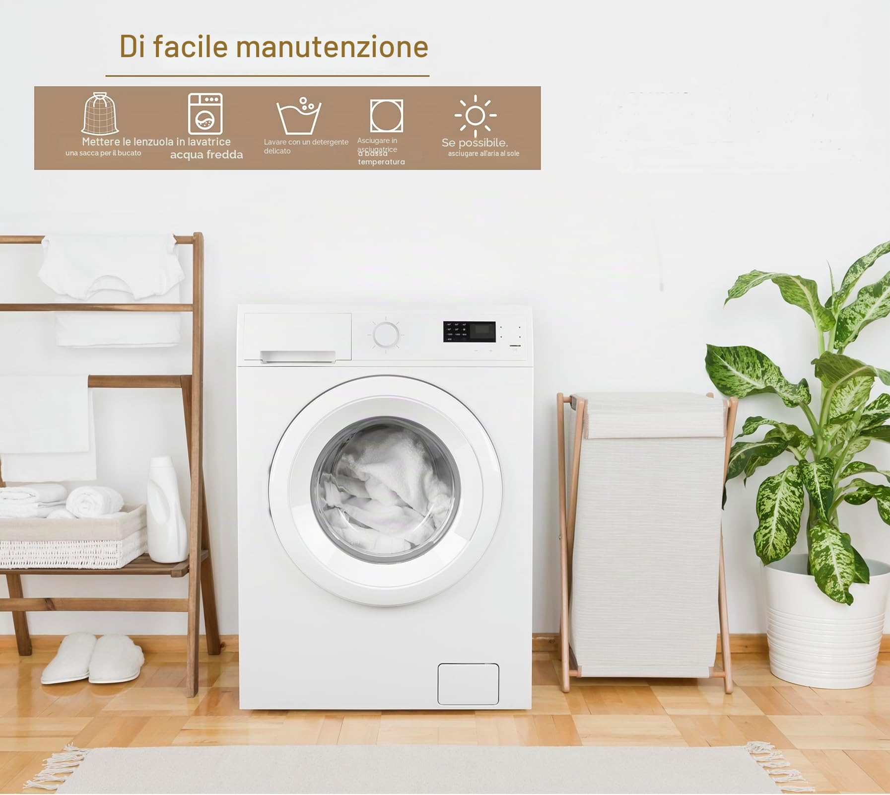 Lanest Housing Set di lenzuola in raso di seta, 4 pezzi, per letto matrimoniale, con tasche profonde, lenzuola in raso rinfrescanti, morbide e ipoallergeniche, colore grigio chiaro