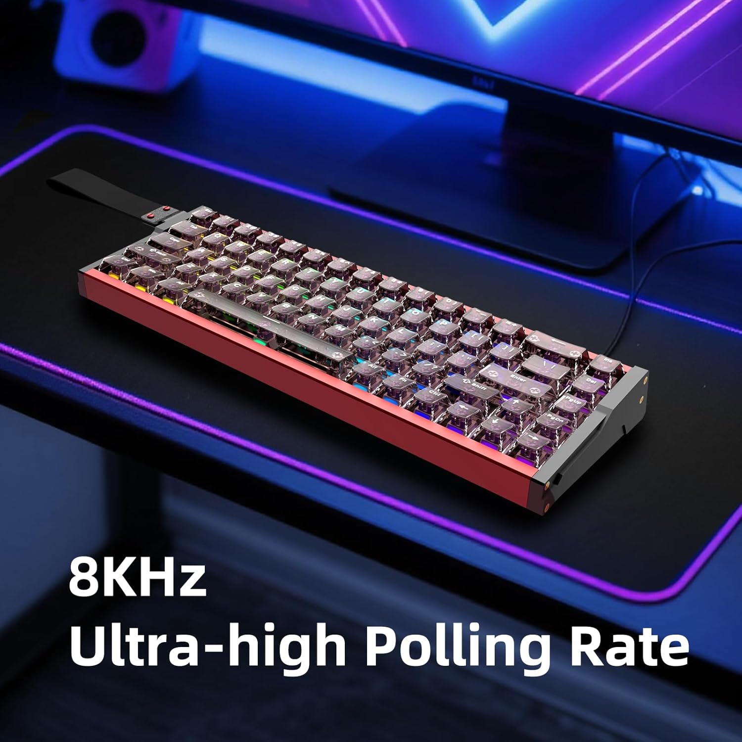 IROK MG68Plus Rapid Trigger,Full Aluminum Alloy Body Magnetic Switch Keyboard,65% TKL，PCB Nano-Coating Waterproof,0.001MM Accuracy,256KHZ Single Key Scan Rate,RGB Wired Gaming Keyboard(Black)