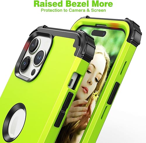 Miniatura 7 de IDweel Funda para iPhone 14 Pro Max, iPhone 14 Pro Max con protector de pantalla para mujer, 3 en 1, a prueba de golpes, ajuste delgado, híbrida,