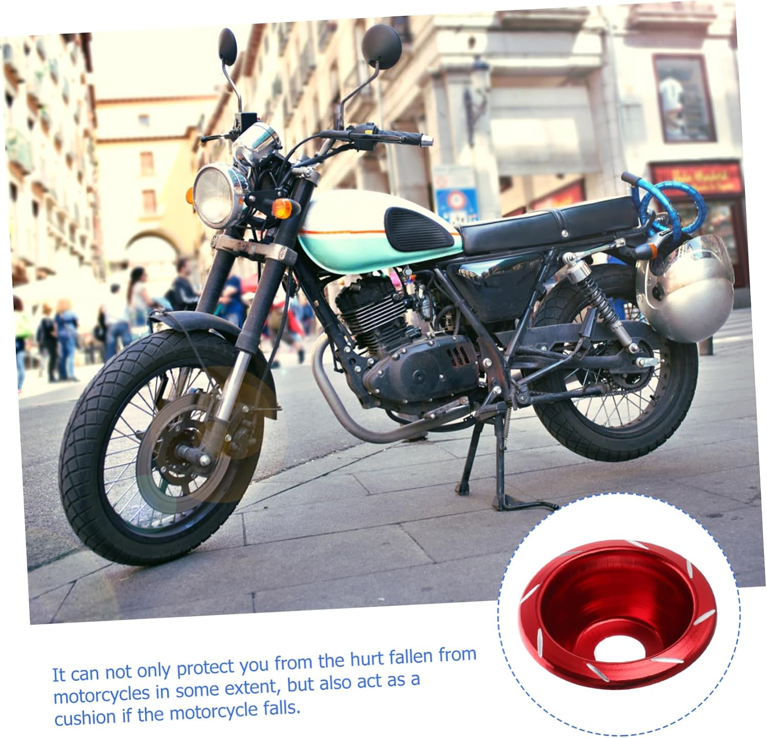 2PCS Motorcycle Front Fork Frame Sliders Durable Crash Protectors Easy Installation for Motorcycles Scooters Electric Bikes Aesthetic Design Enhances Vehicle Look