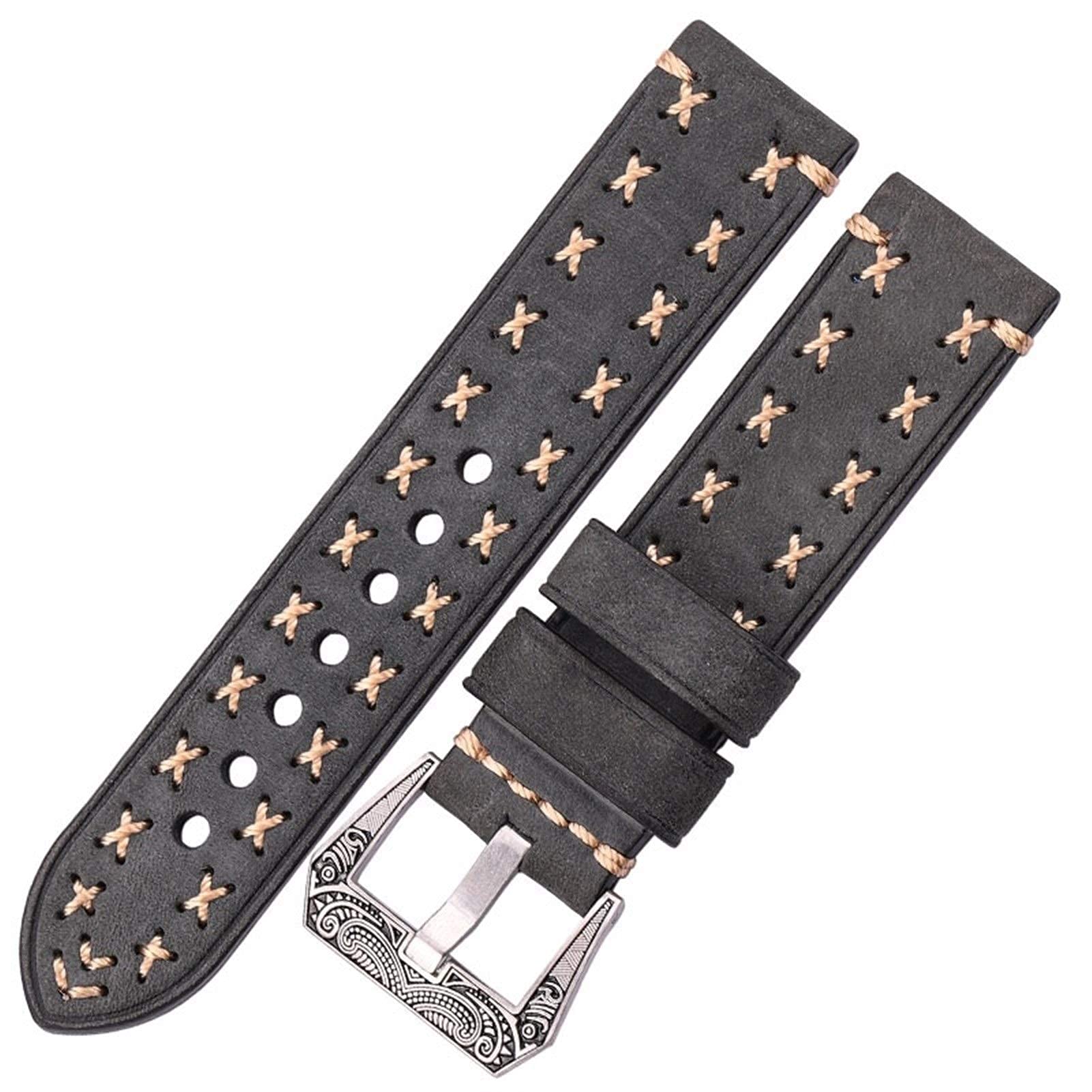 Correa de reloj de cuero para renovar relojes de 22mm 8