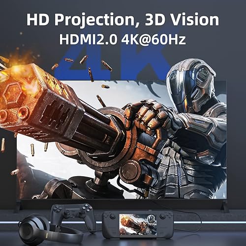 Miniatura 2 de Actualizado 2023 Estación de acoplamiento todo en 1 para Valve Steam Deck, lector de tarjetas SDTF, HDMI 4K a 30Hz, 2 USB 3.0, cargador rápido PD