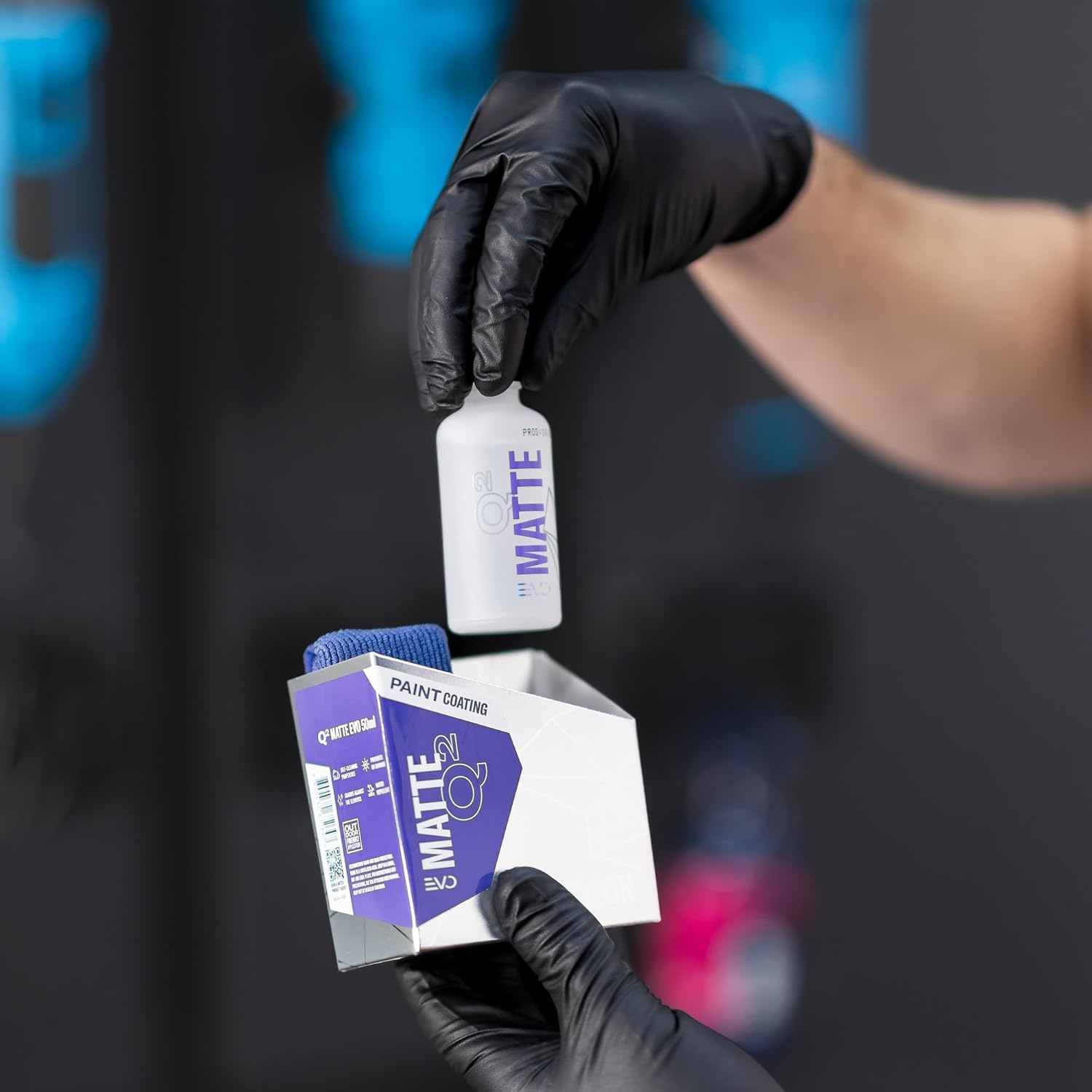 Gyeon Matte EVO Light Kit Ceramic Coating for Matte and Satin finishes Hydrophobic Paint sealant UV Chemical Protection enhances Color Depth Without Gloss adds Lasting Matte Protection