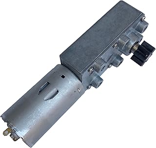 Midwod for DC Motor DC Worm Gear Motor with Wheel Self Locking Speed Adjusted High Torque Mini Electric Motor Reducer - (Speed(RPM): 45; Voltage(V): 12V)