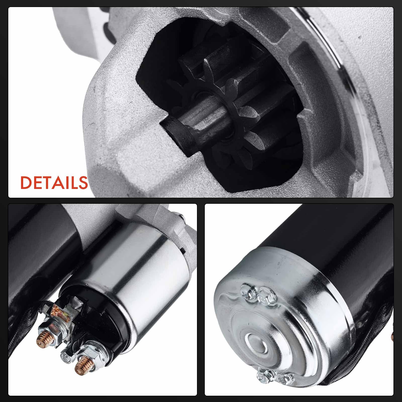 Frankberg Motor de arranque para automóvil 1,8 KW/12 V/10 dientes Compatible con Grande Punto 199 Insignia A Sports Tourer G09 Astra J Caravan P10 Replace# 55353857