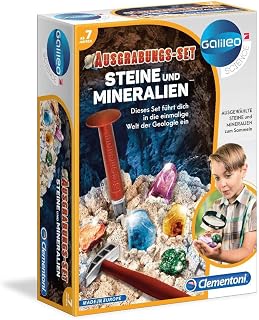Clementoni Galileo Discovery - Ausgrabungs-Set Steine & Mineralien