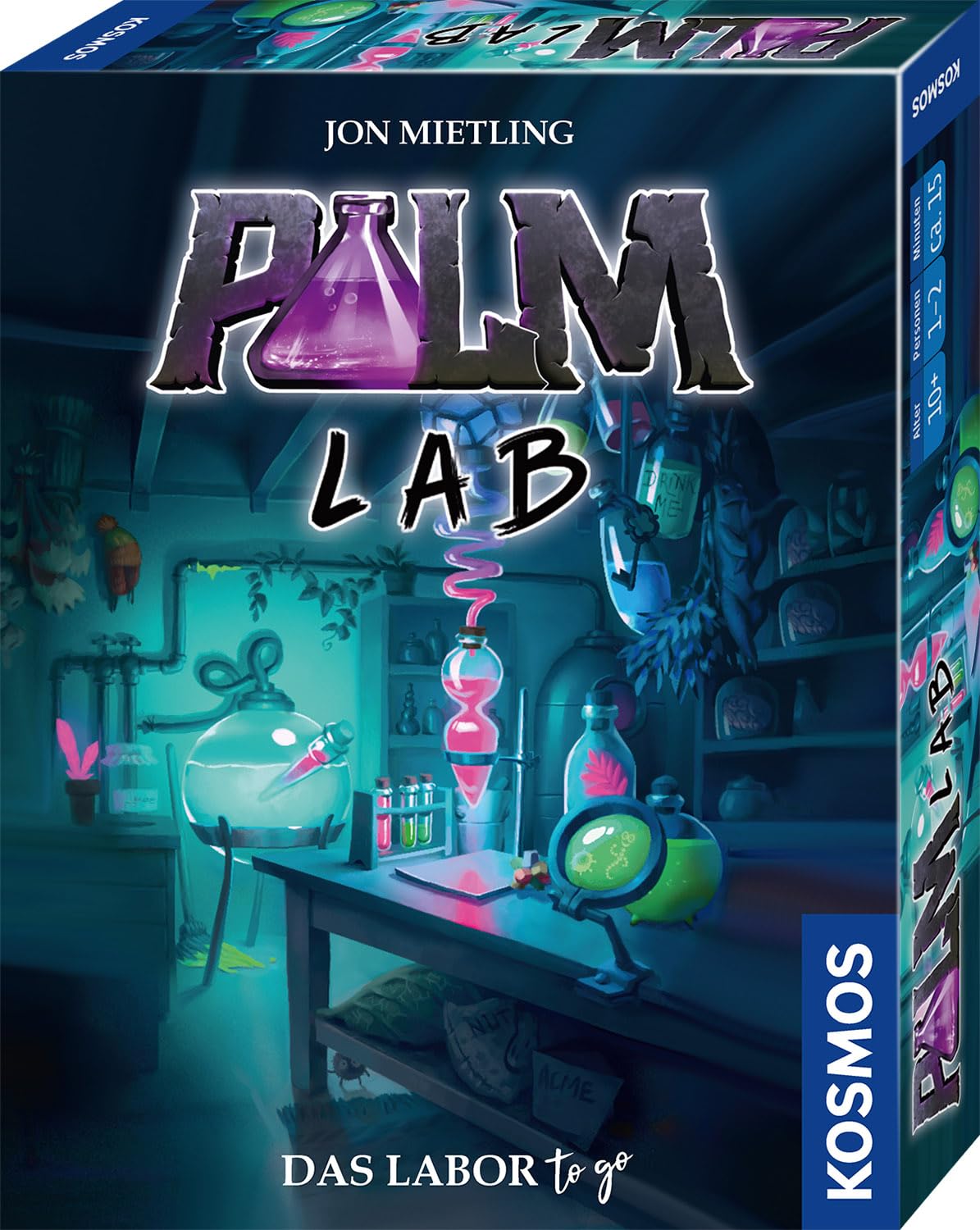 Blackrock Games Palm Laboratory | Gioco Da Tavolo Solitario | 1 Giocatore, 12+ Anni | Carte Nere, Veloce E Semplice