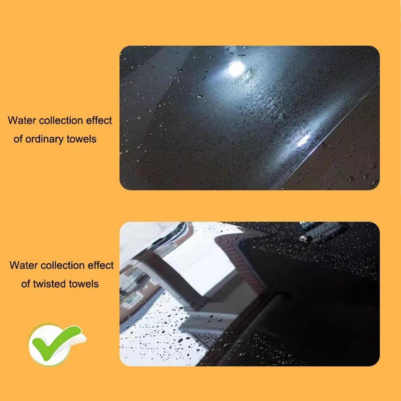 Ręcznik samochodowy z mikrofibry do mycia samochodów - Premium Extra Large Car Wash Towel, zielony, profesjonalny ręcznik z mikrofibry(3pack)