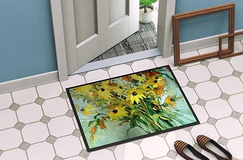 Miniatura 264 de Caroline's Treasures PJC1117JMAT - Felpudo para puerta delantera de 24 x 36 pulgadas, tapete antideslizante lavable de pelo bajo, 24 x 36 pulgadas