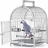 F Cage Large Portable Birdcage Metal 304 Stainless Steel Macaw House Travel Cage Aviary Cage Bird Cage
