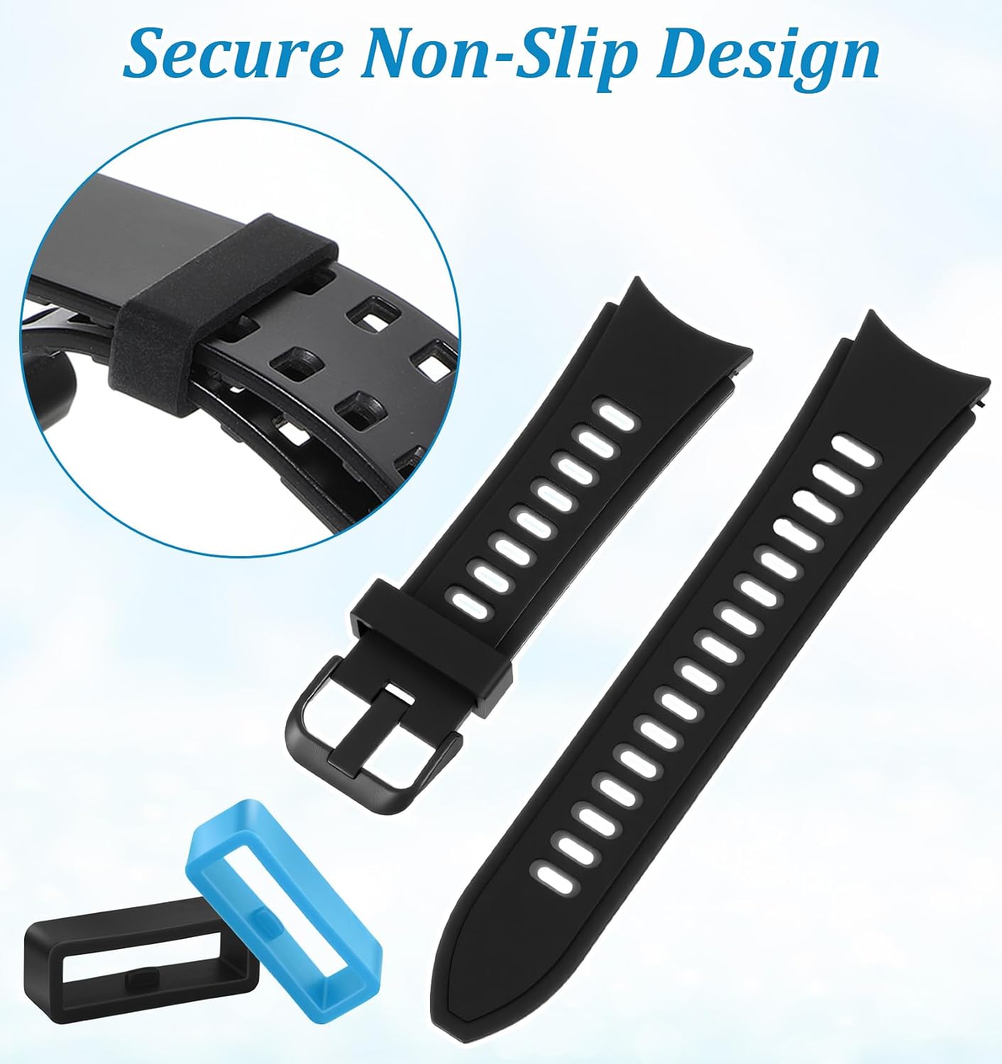 16 Pcs Magic Band Clips, Magic Band Holder, Security Magicband Clip Holder for Smartwatch (Multicolor, 1 in / 2.5 cm)