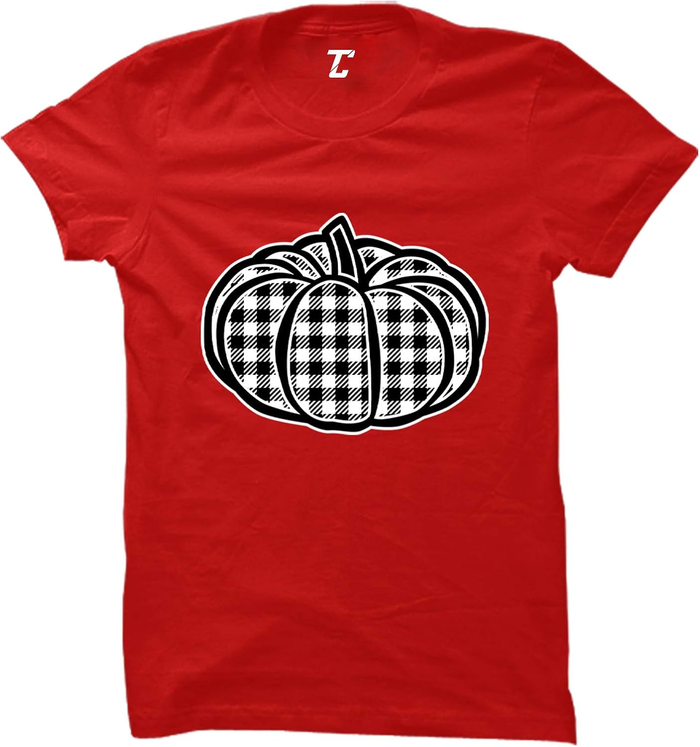 Plaid Pumpkin - Patch Picking Fall Autumn Women's T-Shirt