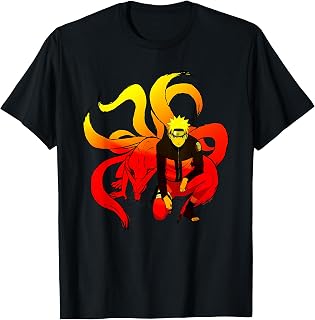 Shippuden Naruto and 9 Tails Short Sleeve T-Shirt