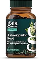 Vista 1 de Gaia Herbs Raíz de Ashwagandha - Suplemento para aliviar el estrés y apoyar el sueño - Apoya niveles de energía equilibrados y perspectiva positiva*