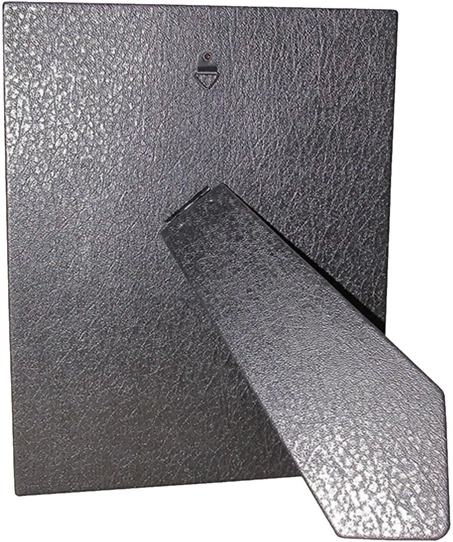 Framer Supply Premium Black Faux Leather Easel Backs – Trim-to-Fit Picture Frame Backing for Tabletop Display – Vertical/Horizontal Stand – 6 Pack – Multiple Sizes (6, 11x14)