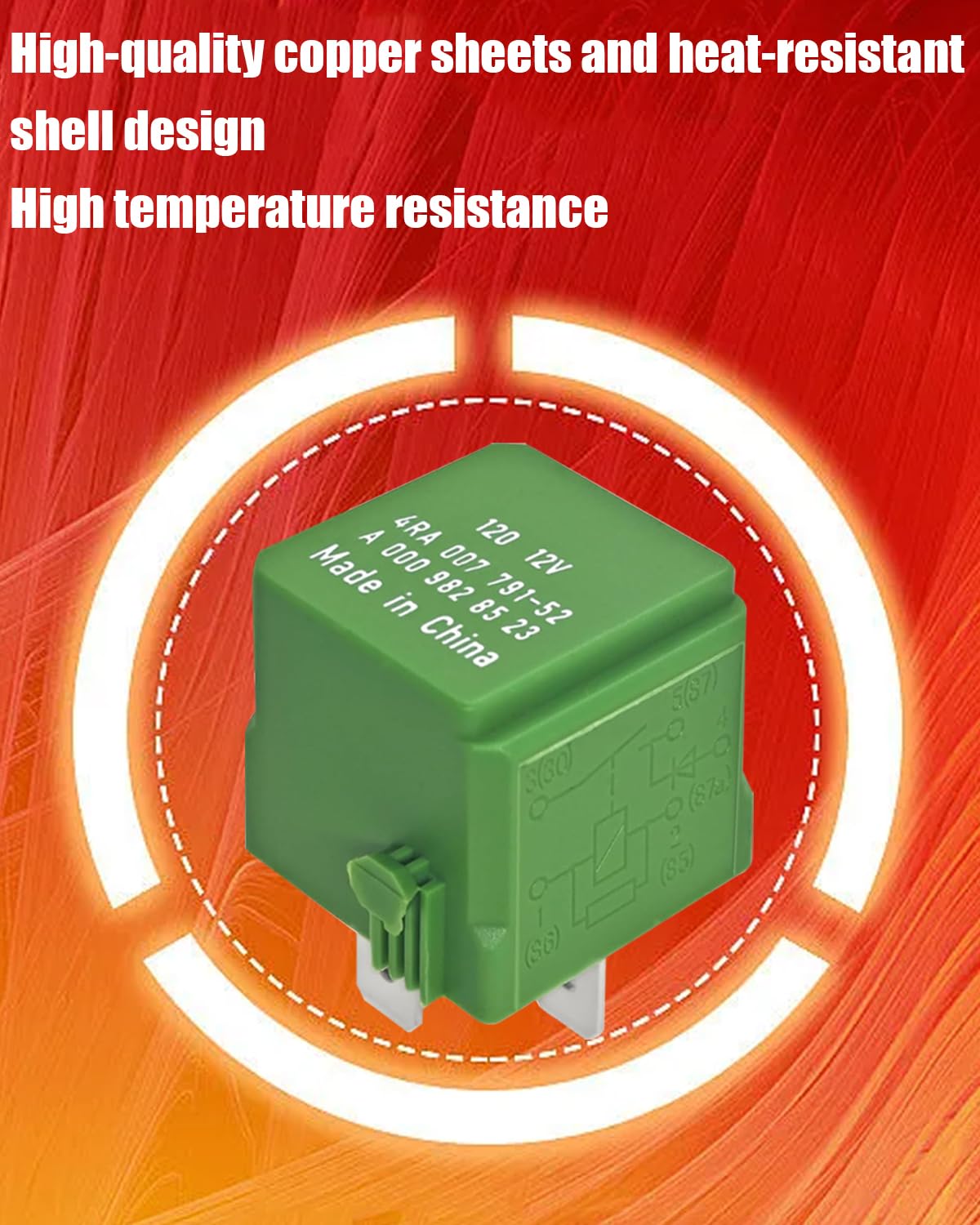 5-Pin Multifunctional Relay Fit for Mercedes-Benz B200 C300 E350 S600L ML400 GL450 G55 GLK CLS SLK SLS, Replace 0025422319 0025427619 0009828523, 2PCS