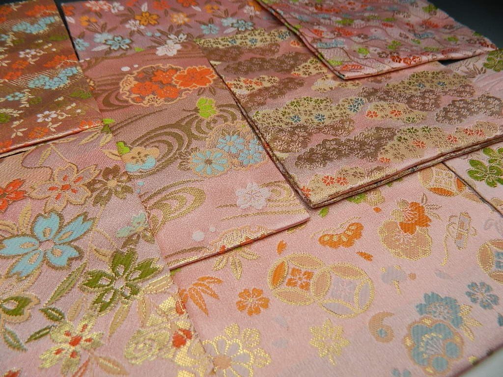 Tea ceremony lesson introductory 6 -piece set three fold type silk wrapper ( red ) Three fold ( pink ) Urasenke tea ceremony lesson introductory set for women lesson introductory set tea utensils