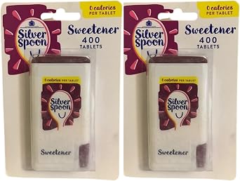 Silver Spoon Sweetness & Light Sweetener Tablet 400 per Pack - Pack of 2