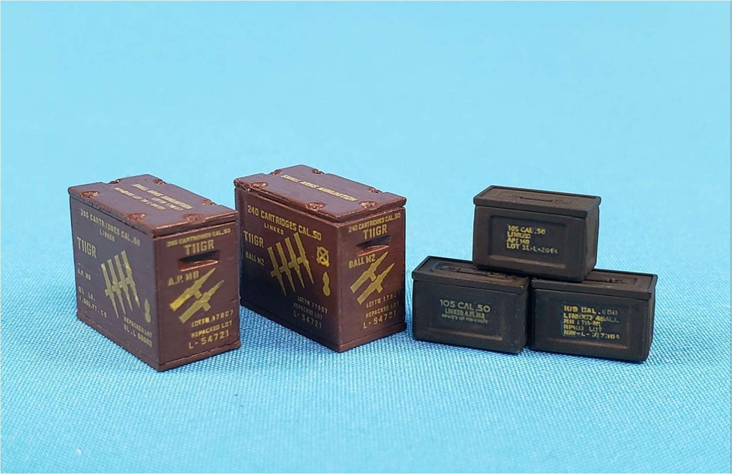 Pasion Models P35D-014 - Juego de calcomanías para caja de munición de infantería americana P35D-014