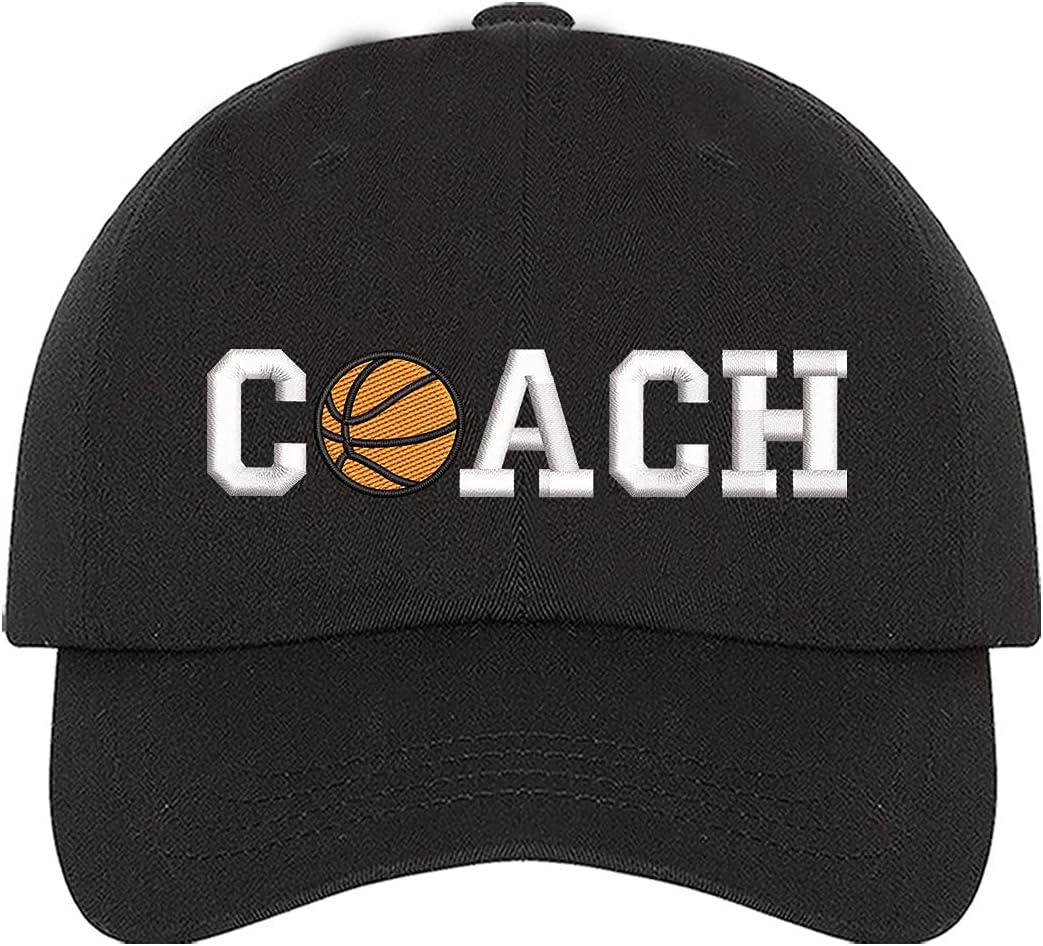 DSY Lifestyle Basketball Coach Embroidered Hat - Hat for Coaches