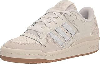Tênis infantil unissex Forum Low, Giz branco/branco nuvem/branco, 4 Big Kid