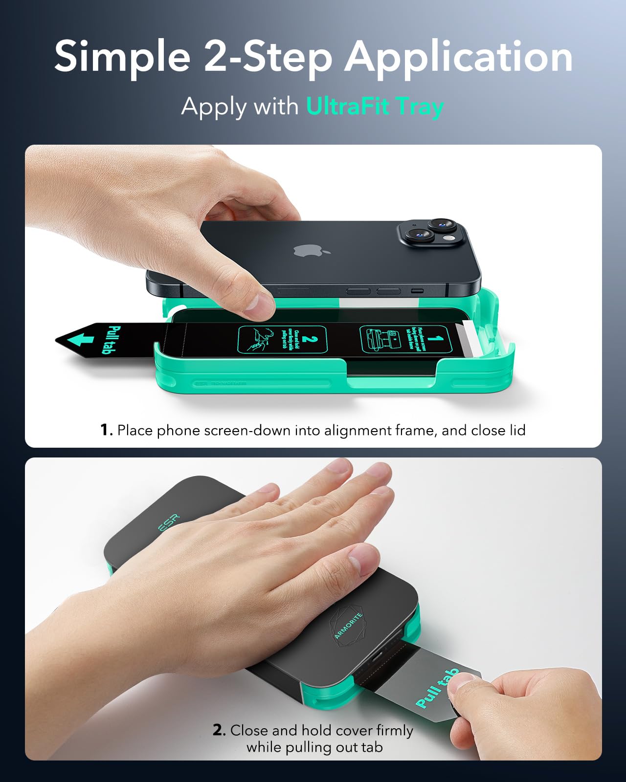 ESR Privacy Pellicola per iPhone 14 Plus/iPhone 13 Pro Max, Vetro temperato 9H+, Zero bolle e polvere, Protezione di grado militare, Durevole con strumento di installazione facile, 3 Confezioni