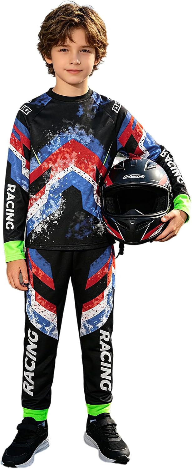 Choomomo Motocross Jersey Pants Combo Kids Dirt Bike MX Gear Set